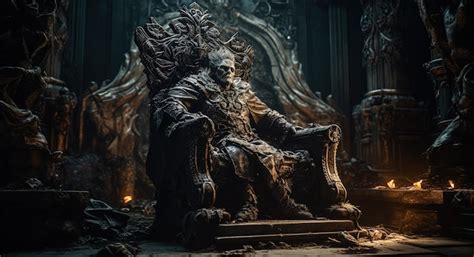 Premium Photo Ai Generated Image Hades On His Throne Ruling The