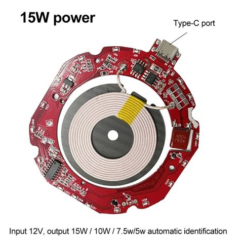 Type C V W Fast Charge Wireless Charger Fast Charger Type C