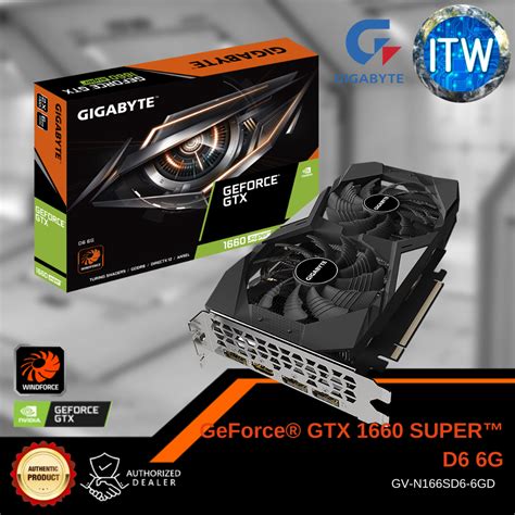 Gigabyte Geforce Gtx Super D Ggb Gddr Graphic Card Gv