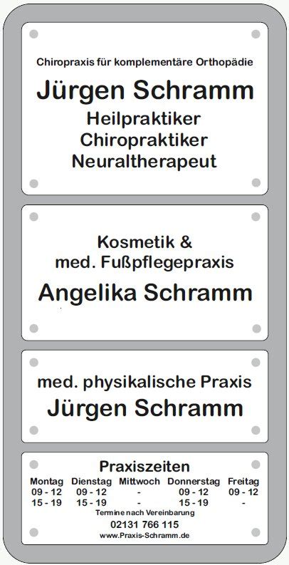 Heilpraktiker Chiropraktiker Osteopathie Neuraltherapie Med