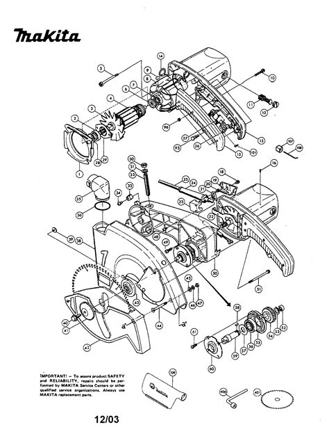 Makita Electric Chainsaw Parts Diagram Makita Parts List Rep