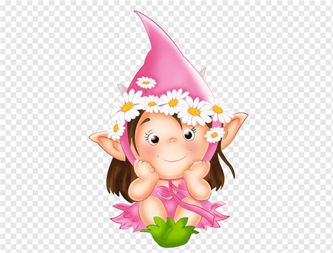 Morning Fairy Evening Gnome Elf Fairy Cartoon Flower Fictional