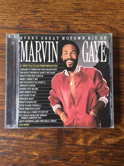 Marvin Gaye Every Great Motown Hit Stereo CD 2000 Motown - Etsy