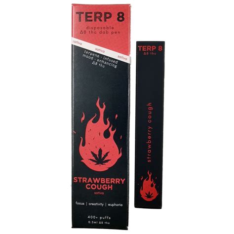 Strawberry Cough Disposable Delta 8 Dab Pen Terp 8