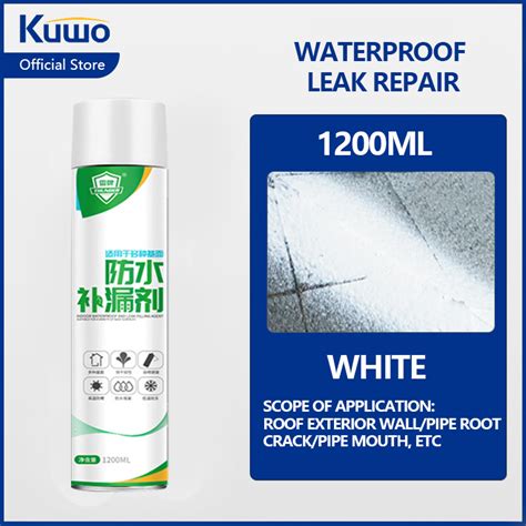 1200ml Leak Sealer Spray Roof Sealant Water Proof Spray Waterproof Spray Agent For House Roof