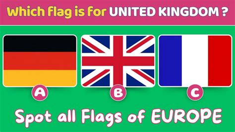 Guess The Correct FLAG In EUROPE European Flag Quiz YouTube