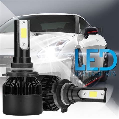 Hb W Lm Dual Side Led Headlight Kit High Beam Light Bulb