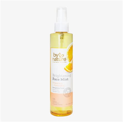 By Nature Brightening Face Mist With Vitamin C Turmeric Ingredients Explained