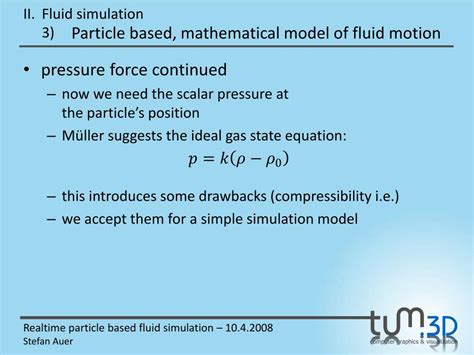 PPT Realtime Particle Based Fluid Simulation PowerPoint Presentation