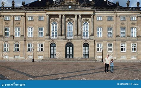 Queen Palace Denmark Copenhagen Amalienborg Castle Stock Image Image