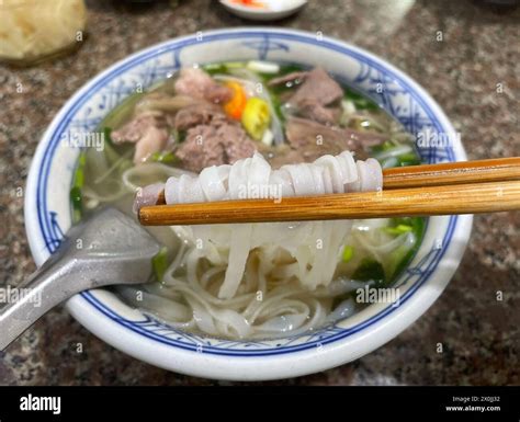 Beef Noodle is famous Vietnamese food Phở bò Vietnam Pho vietnamita