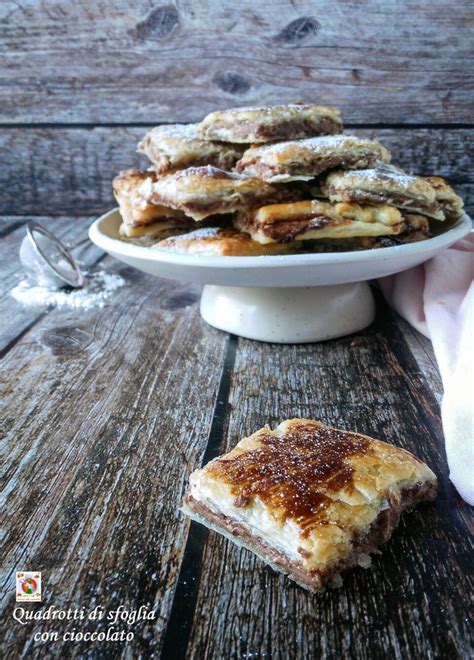 Quadrotti Di Sfoglia Con Cioccolato Delizie Alla Cannella