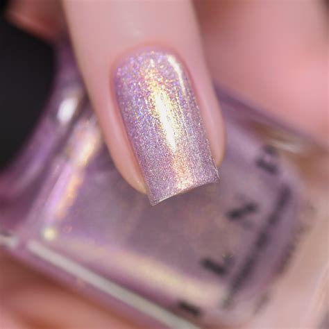 In The Clouds Pale Lilac Shimmer Holographic Nail Polish By Ilnp