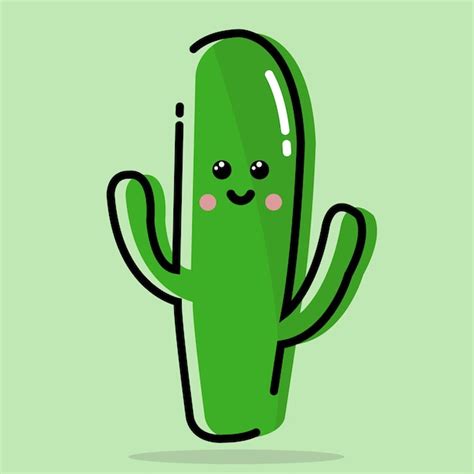 Premium Vector | Cute cactus 19