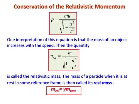 Ppt Relativistic Momentum Powerpoint Presentation Free Download Id5879230