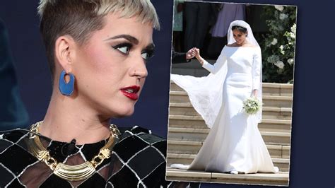 Herzogin Meghan Katy Perry lästert über ihr Brautkleid