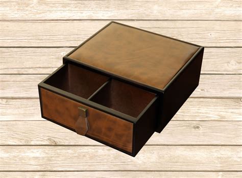 Leather Coated Wooden Box Product Kode Kd Medicine Stand Tile