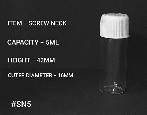 Clear 5ml Screw Neck Glass Vial At Rs 118piece In Kolkata Id