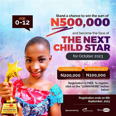 The Next Child Star - October 2023 [Completed]