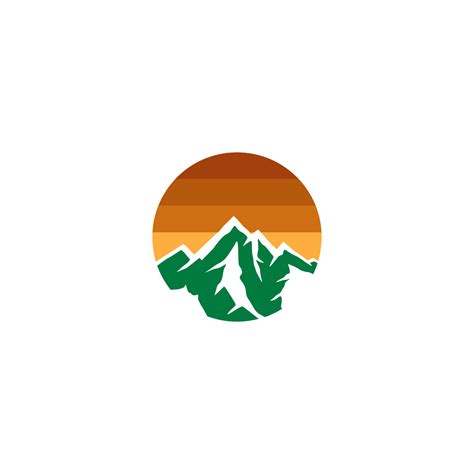 Mountain Logo Design Mountain View Logo 19806213 Vector Art At Vecteezy