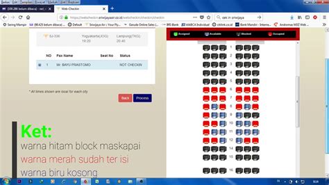 Pilih Kursi Pesawat Sriwijaya Youtube