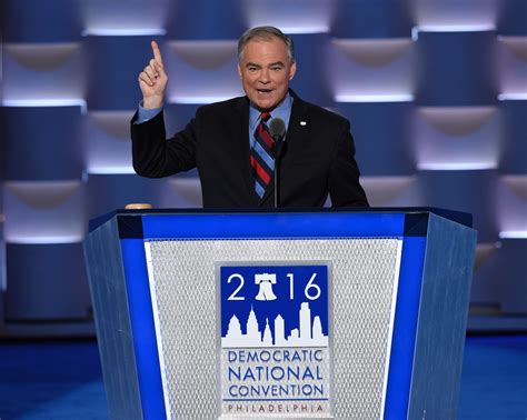 Tim Kaine Says He 'Never Expected to Be Here' in Accepting VP Role ...