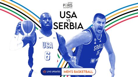 USA Vs Serbia 2024 Paris Olympics Men S Basketball Philippines Times