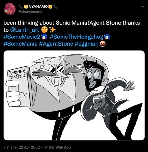 Genius Fan Art Adds Agent Stone To Sonic Mania Adventures And Its