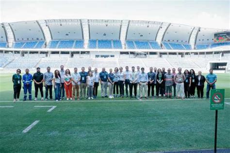 Copa Do Mundo Feminina Comitiva Da Fifa Inspeciona Arena Das Dunas Em