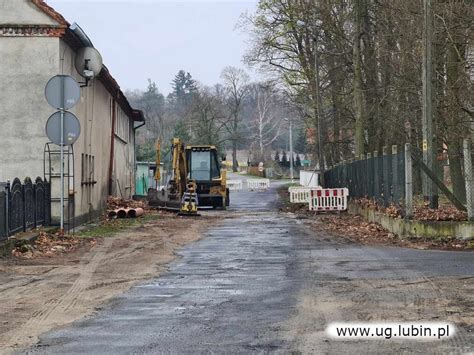 Trwa Przebudowa Drogi Powiatowej W Mi Oradzicach Gmina Lubin