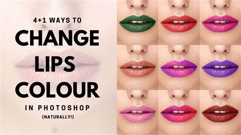 Cambiar Color Labios En Photoshop Trucoteca