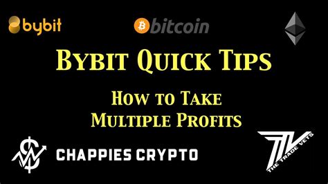 Bybit Tutorial How To Take Multiple Profits And Set A Stop Loss How