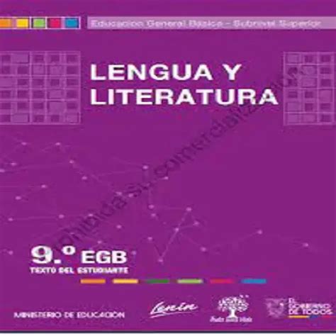 Libro De Lengua Y Literatura De Noveno Grado Resuelto Elyex