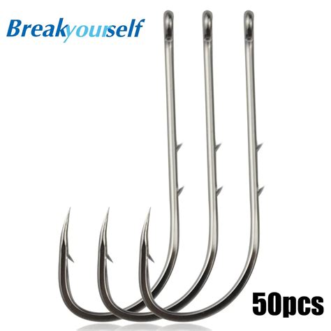 50pcs Octopus Baitholder Fishing Hooks Sharp Barbed Beak Fish Hooks