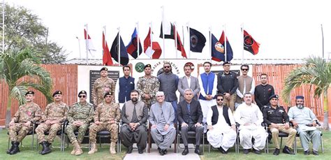 President Asif Ali Zardari In A Group Photo With Minister For Interior