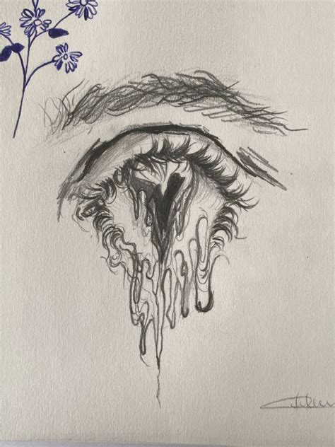 melting eye art inspiration drawing art sketchbook meaningful drawings