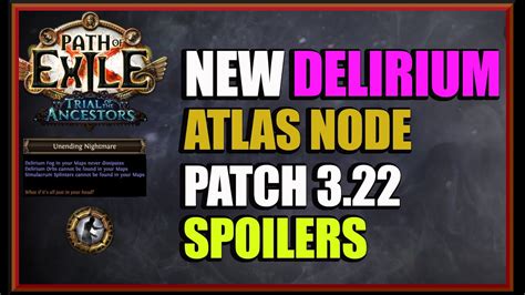 POE 3 22 Is The New Delirium Atlas Node Actually Good Path Of Exile