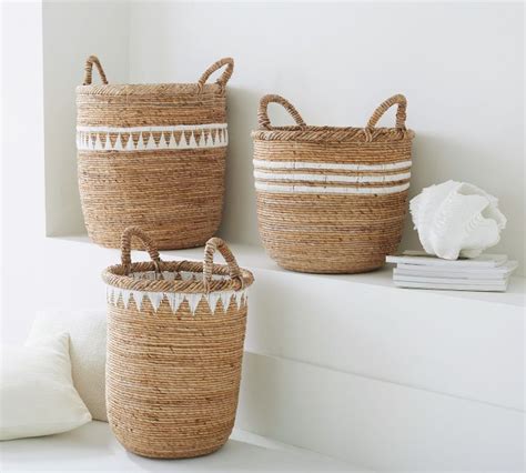 Sunny Handwoven Baskets | Pottery Barn