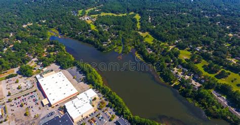 Aerial View of Daphne, Alabama Stock Photo - Image of waterfront ...