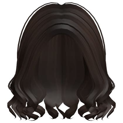 Short Curly Party Girl Hair Dark Brown Roblox