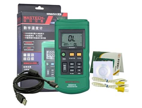 Jual Mastech Ms Thermometer Digital Thermocouple Logger Usb Dual