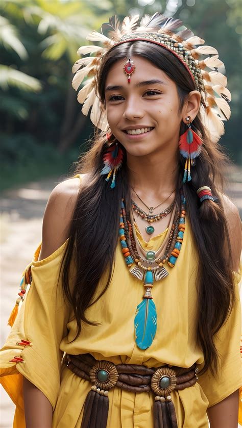 Download Native American Indian Native American Colorful Outfit Royalty Free Stock