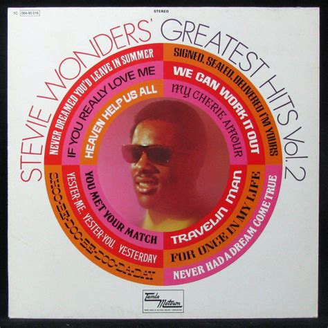 LP Stevie Wonder Greatest Hits Vol 2 винил 330553 купить с