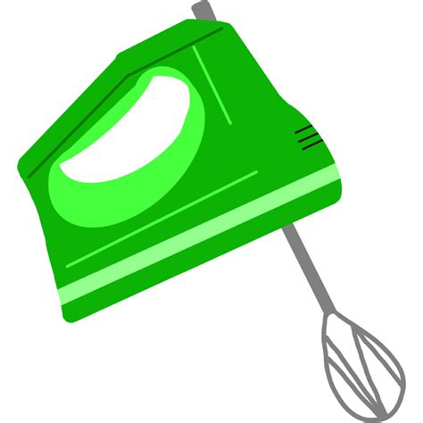 Free Green Hand Mixer 17346242 Png With Transparent Background