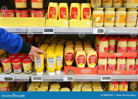 Mustard In Supermarket Editorial Photography Image Of Choice 85802997