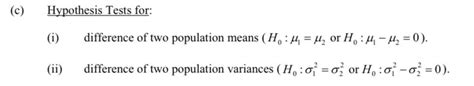 Solved Statistics Choose Any 2 Data Sets From The Table