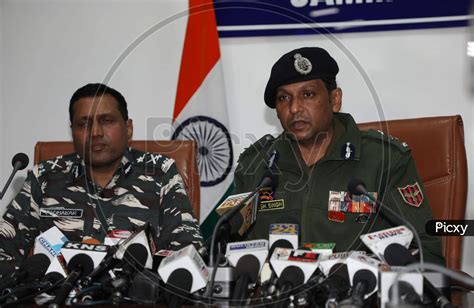 Image Of Inspector General Of Police Mukesh Singh Addresses A Press