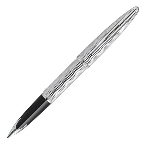 Waterman Carene Fountain Pen - Essential Silver Chrome Trim | S0909850 ...