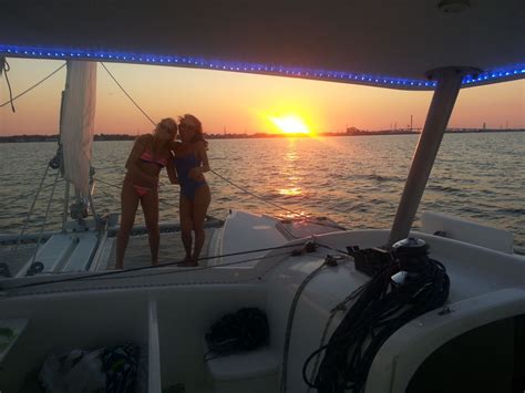 Sunset Near Kemah Sunset Clear Lake Sailing