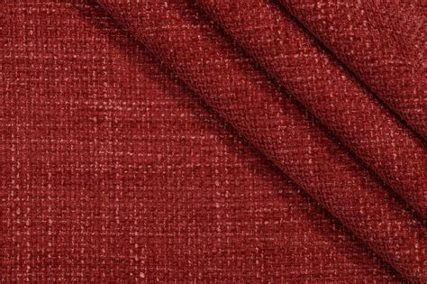 Golding Trendy Woven Chenille Upholstery Fabric In Crimson